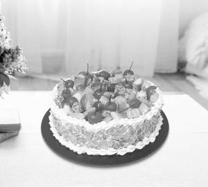Fruit Burst Almond Cake