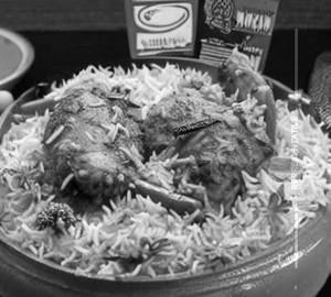 Chicken fry biryani