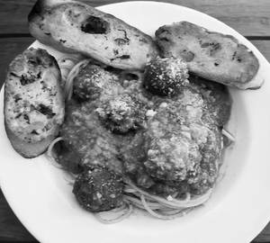 Meatballs (mutton) Spaghetti