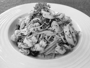 Spaghetti Aglio Olio Frutti Di Mare