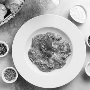 Ravioli Stuffed With Chicken And Mushroom