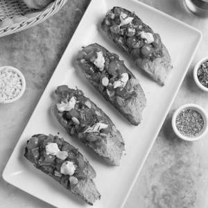 Cherry Tomato Bruschetta
