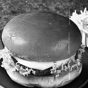 Fired eggy burger