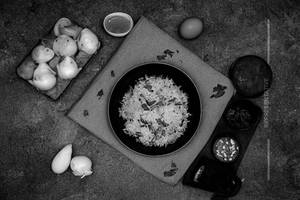 Egg Chilly Garlic Rice
