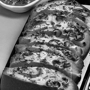 Mushroom Garlic Bread