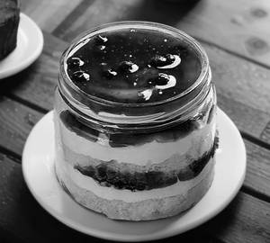 Blueberry Jar Cake