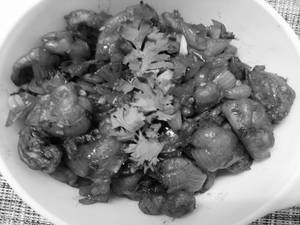 Mushroom Manchurian (gravy)