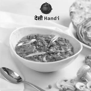 Mushroom Matar Hara Pyaaz