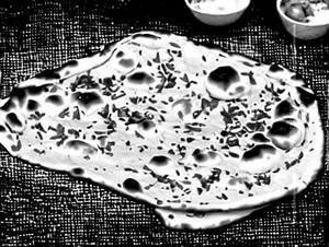 Garlic naan