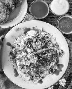 Aloo Tikki with chole