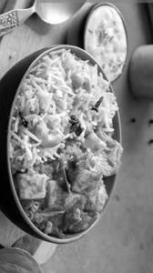 Bagara Rice+Kaju Paneer Curry (Serves One)
