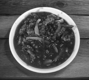 Shredded lamb bell pepper