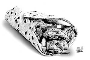 Ob chicken exotica wrap