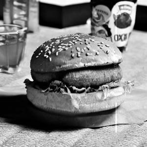 Paneer zinger burger