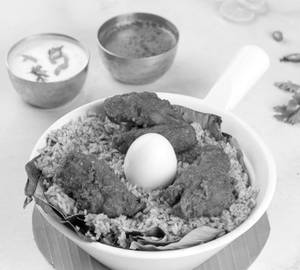 Chicken Kabab Fry Biryani