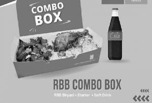 RBB Combo Box (mini RBB Biryani+ Starter+ 250ml  Soft Drink)
