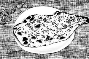 Garlic naan