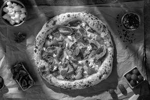 Naples Woodfired Mixed Vegetables With Crumbled Feta Pizza
