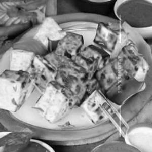 Tandoori paneer grill