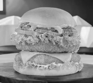 Veg Double Decker Burger