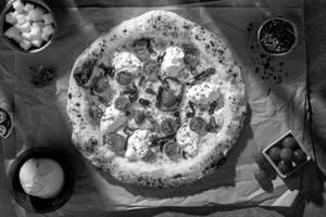 Naples Woodfired Creamy Burrata Pizza