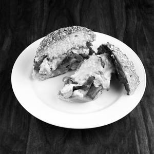 Zomergem - Pork Sausage & Bacon Bagel