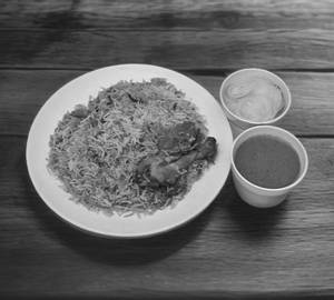 Hyderabadi chicken biryani