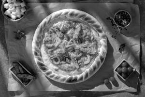 Chicago Deep Dish Peri Peri Chicken Pizza
