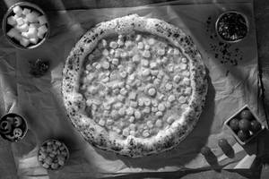 Naples Woodfired Corn & Cheese Pizza