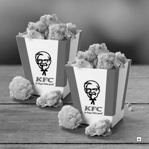 2 x Medium Chicken Popcorn