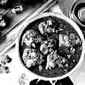 Chicken manchurian semi gravy
