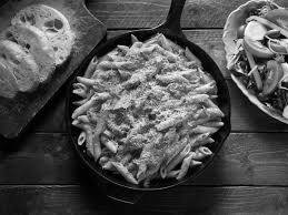 Red Sauce Penne Pasta with Bread