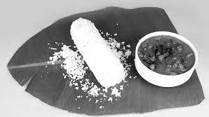 2 puttu + kadala curry