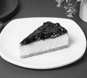 Blueberry Baked Cheesecake Slice