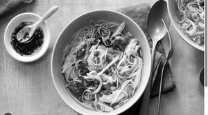 Chicken Noodles Clear Soup