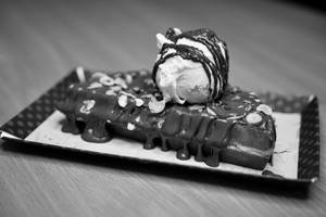Nutella Waffle Half