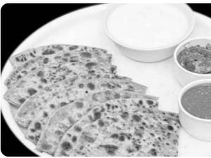 Desi ghee mixed paratha