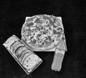 Chef Special Pizza + Sprite + Garlic Bread