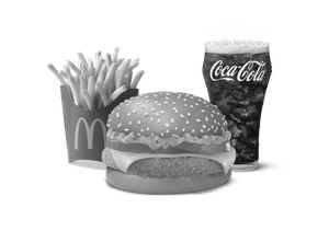 Mexican Corn & Cheese Burger Combo (M).