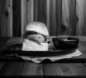 Cheesy vada pav