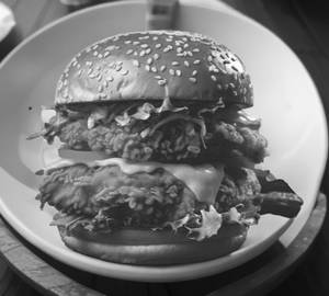 Big blazing burger