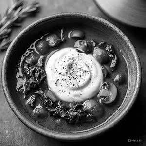 Palak Mushroom