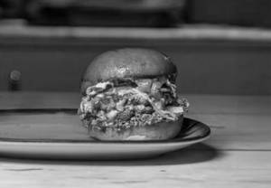 Double Smashed Bacon Blue Cheese Burger