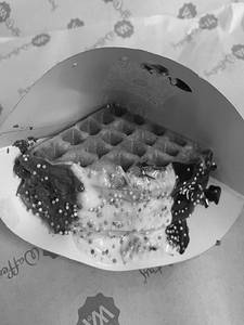 Triple Chocolate Waffle