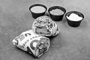 Falafel Patty Wrap