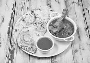 Roti[2Pcs] With Chicken Kassa[2Pcs]