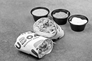 Sliced Chicken Wrap