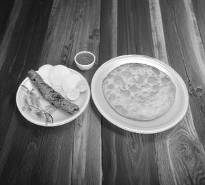 Chicken Seekh [2 Pieces] With 1 Plain Paratha