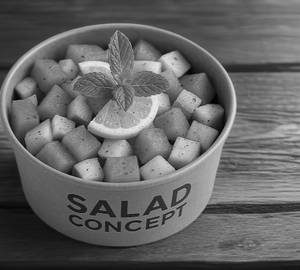Water Melon Cucumber Salad