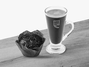 Cafe Americano N Chocolate Muffin